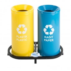 Okinox Recycling Dustbin Top Painted With Holes. 901668
